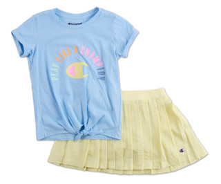 Thumbnail 1: Champion Little Girls Active 2 Pc Skort Set 