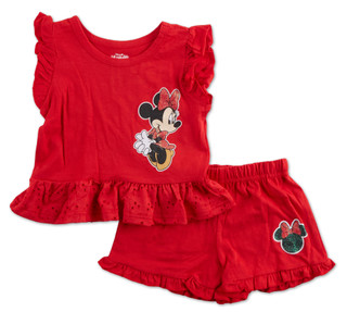 Thumbnail 1: Disney Toddler Girls 2 Pc Shorts Set  