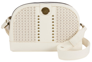 Thumbnail 1: White Mountain Laser Cut & Studded Dome Crossbody Bag 