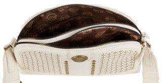 Thumbnail 3: White Mountain Laser Cut & Studded Dome Crossbody Bag 