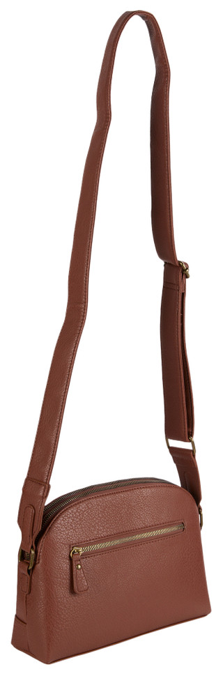 Thumbnail 2: White Mountain Laser Cut & Studded Dome Crossbody Bag 