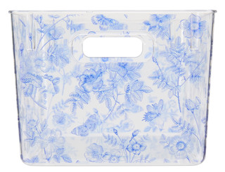 Thumbnail 2: One Design Home Aida & Jade Floral Storage Bin 