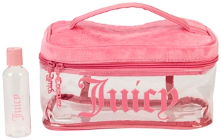 Thumbnail 1: Juicy Couture Logo Travel Cosmetic Bag with Bottle 