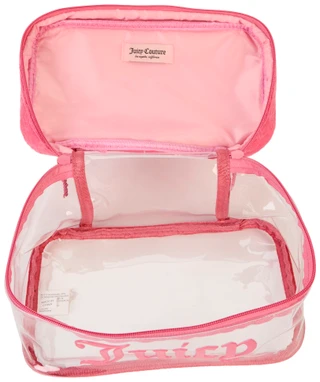 Thumbnail 2: Juicy Couture Logo Travel Cosmetic Bag with Bottle 
