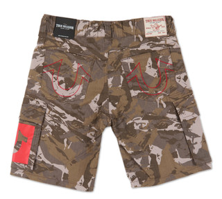 Thumbnail 2: True Religion Boys Camo Cargo Shorts  