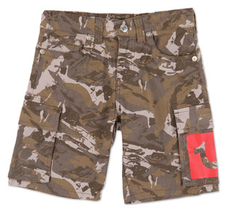 Thumbnail 1: True Religion Boys Camo Cargo Shorts  