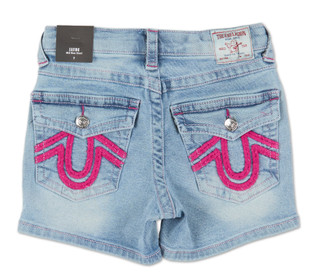Thumbnail 2: True Religion Girls Jayde Denim Shorts  