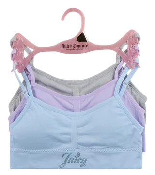Thumbnail 1: Juicy Couture Girls 3 Pk Bras  
