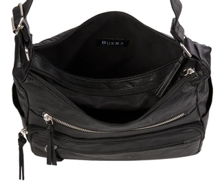 Thumbnail 2: Bueno Vintage Dual Section Crossbody with 3 Front Compartments 
