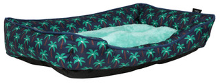 Thumbnail 1: PET POSSE 24x18 Tropical Palms Cuddly Pet Bed 