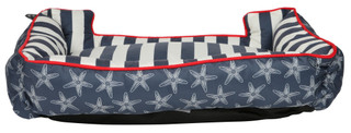 Thumbnail 2: PET POSSE 24x18 Starfish & Stripes Cuddly Pet Bed 