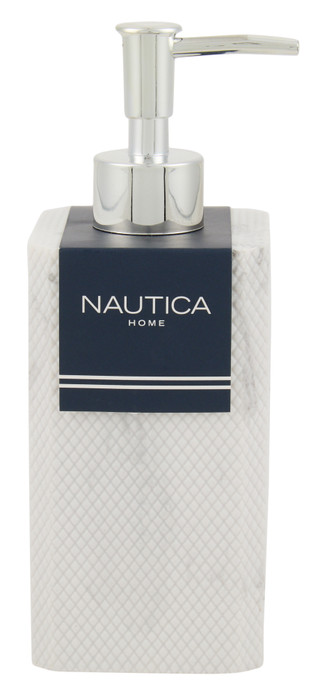 Thumbnail 2: Nautica Marble Herringbone Soap/Lotion Dispenser 