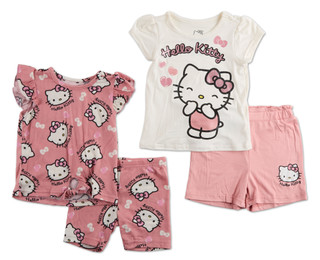 Thumbnail 1: Hello Kitty Toddler Girls 4 Pc Shorts Set  