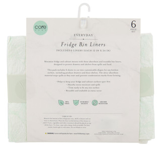 Thumbnail 2: CORE HOME 6 Pk Fridge Bin Liners 