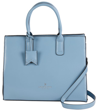 Thumbnail 1: London Fog Structured Satchel with Handles & Strap 