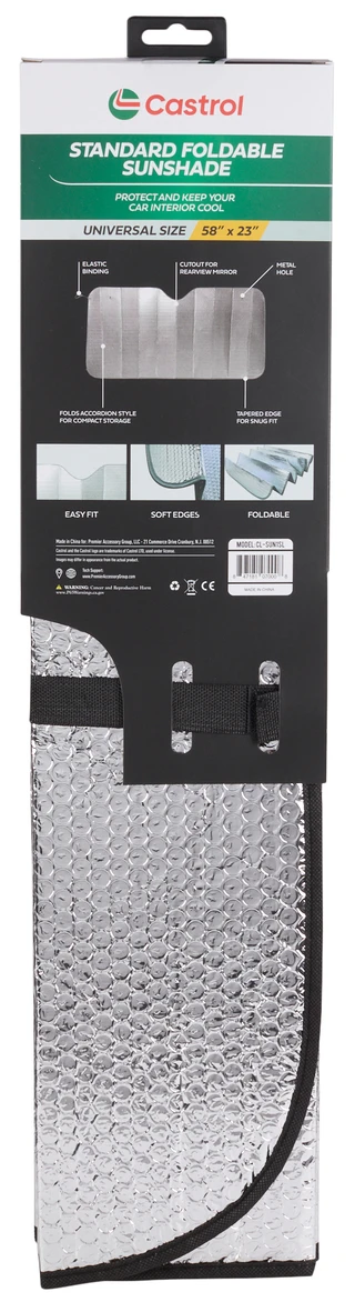 Thumbnail 2: Castrol Standard Foldable Sunshade 