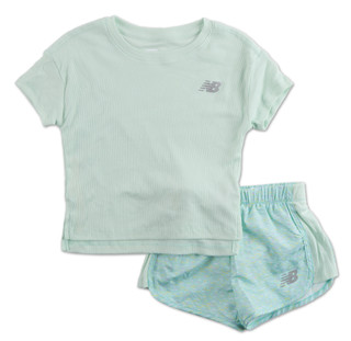 Thumbnail 1: New Balance Girls Active 2 Pc Shorts Set 