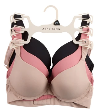 Thumbnail 1: ANNE KLEIN Women's 3 Pk Underwire Bras  