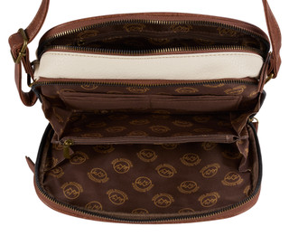 Thumbnail 2: White Mountain Dual Compartment Camera Bag with Strap 