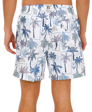Thumbnail 3: The Endless Summer Men's Palm Tree Volley Swim Trunks 