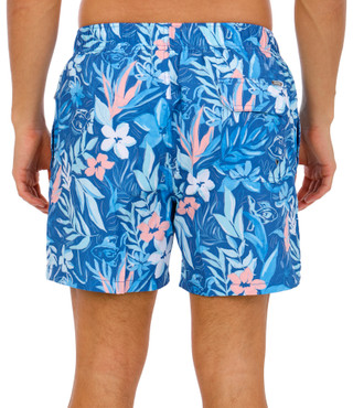 Thumbnail 3: Vintage Summer Men's Hawaiian Volley Swim Trunks 