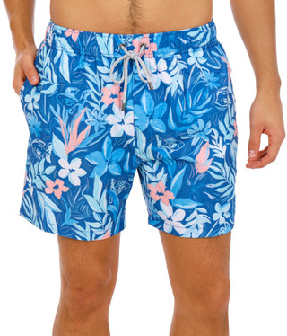 Thumbnail 1: Vintage Summer Men's Hawaiian Volley Swim Trunks 