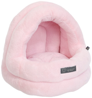 Thumbnail 1: NanDog Plush Hooded Pet Bed 