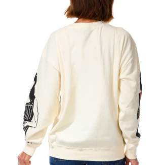 Thumbnail 3: The Devil Wears Prada Women's Long Sleeve Print Fleece Pullover  