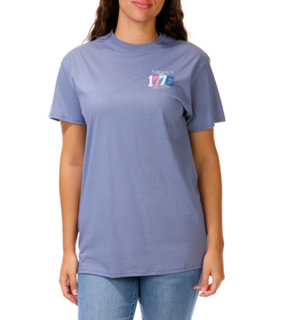 Thumbnail 2: SIMPLY SOUTHERN Junior's Short Sleeve 1776 Graphic Tee 
