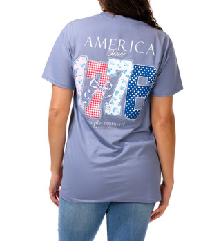 Thumbnail 1: SIMPLY SOUTHERN Junior's Short Sleeve 1776 Graphic Tee 