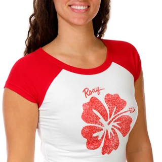 Thumbnail 3: ROXY Junior's Short Sleeve Raglan Logo Tee 