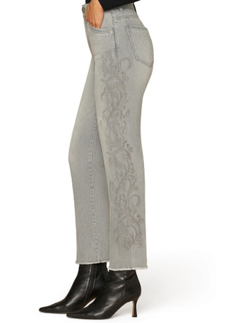 Thumbnail 3: Democracy Petite Ab Solutions Western Embroidered Jeans 