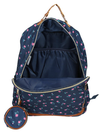 Thumbnail 3: Jessica Simpson Floral Laptop Backpack with Coin Purse 