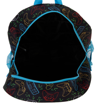 Thumbnail 2: 6 Pc Gamer Theme Backpack Set 