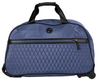 Thumbnail 1: ADRIENNE VITTADINI Calgary Quilted Rolling Duffle Bag 