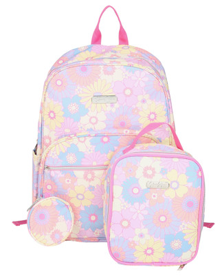 Thumbnail 1: Jessica Simpson 3 Pc Floral Laptop Backpack Set 