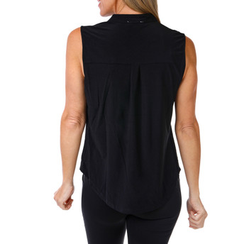 Thumbnail 2: SECRET CHARM Women's Solid Sleeveless Top 