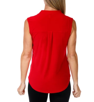Thumbnail 2: SECRET CHARM Women's Solid Sleeveless Top 