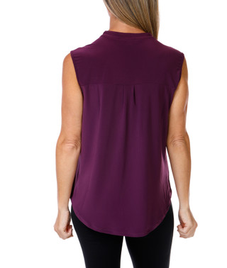 Thumbnail 2: SECRET CHARM Women's Solid Sleeveless Top 