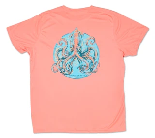 Thumbnail 1: Southern Lure Big Men's Outdoor Long Sleeve Squid Graphic Tee 