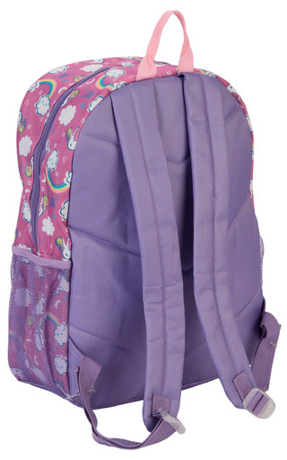 Thumbnail 2: 6 Pc Rainbow & Unicorn Sequin Backpack Set 