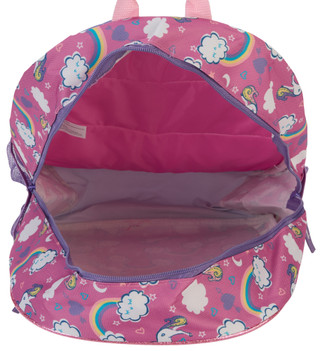 Thumbnail 3: 6 Pc Rainbow & Unicorn Sequin Backpack Set 