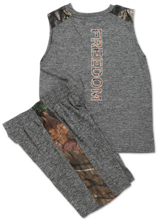 Thumbnail 2: Mossy Oak Boys Logo Tank & Shorts Set 
