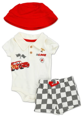 Thumbnail 1: Cars Baby Boys 3 Pc Shorts Set 