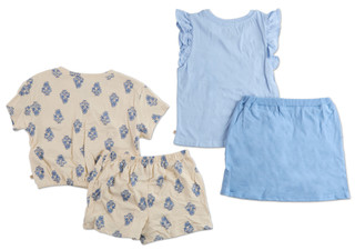 Thumbnail 2: BEARPAW Girls 4 Pc Shorts & Skort Sets 