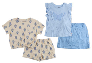 Thumbnail 1: BEARPAW Girls 4 Pc Shorts & Skort Sets 