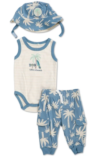 Thumbnail 1: Chick Pea Baby Boys 3 Pc Pants Set  