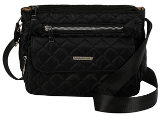 Thumbnail 1: Julia Buxton Nylon Quilted Organizer Crossbody Bag 
