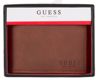 Thumbnail 1: Guess Men's Faux Leather Bifold Wallet 