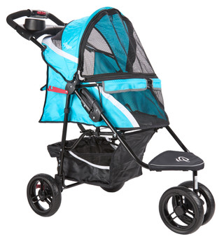 Thumbnail 4: Petique Revolutionary Stroller Dog Cart for Small to Medium Size Pets 